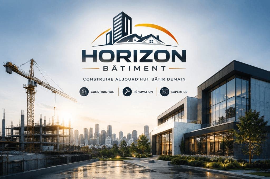 Aperçu du site Horizon Bâtiment réalisé par RM Agency Web